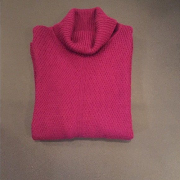 Purple pink Knit Turtleneck Petite M EUC - Picture 4 of 14